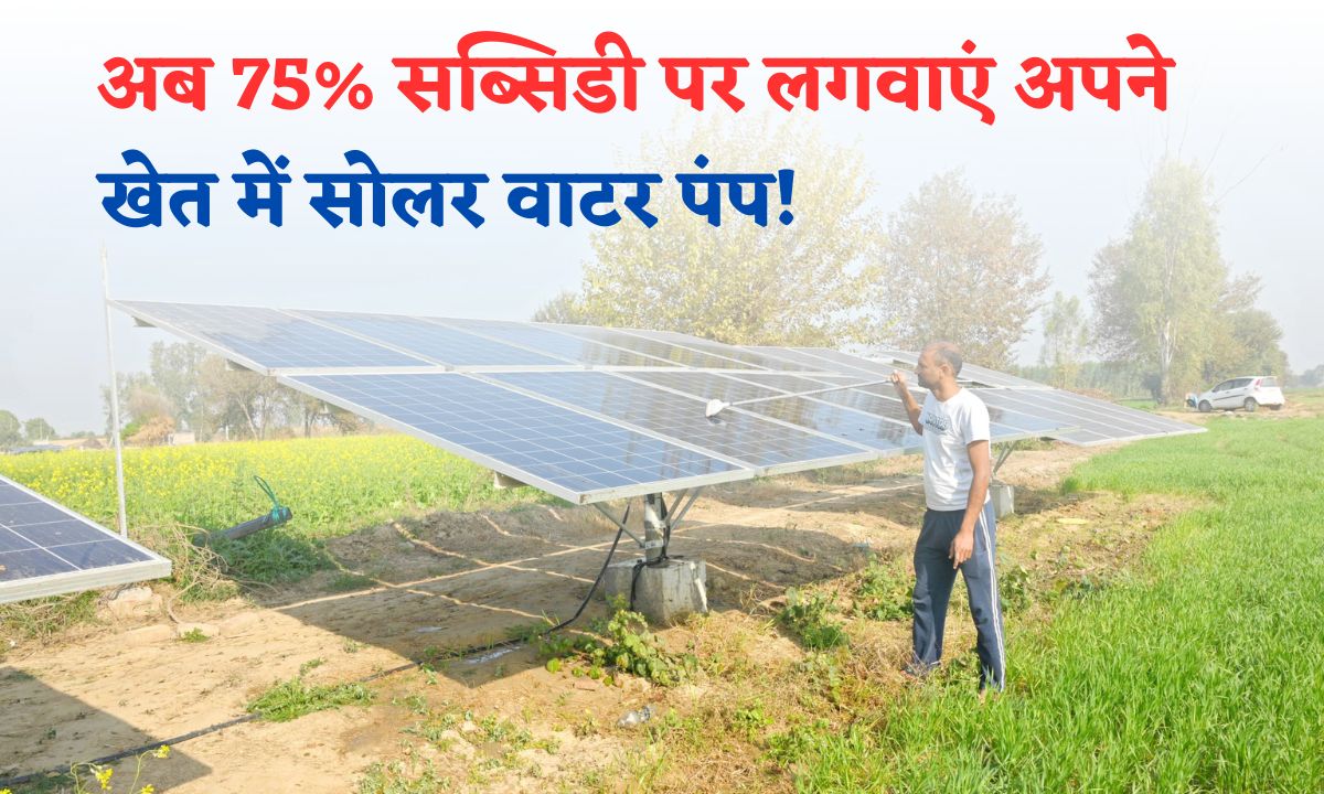 Solar Pump Par 75 Percent Subsidy